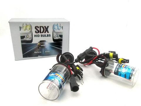 SDX Bulbs2/SDX-H4/L-6K Xenon DC H4 Beam Halogen 6000K HID Headlight Bulb Lot of 2