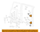 GM 19120837 Genuine OEM Express 1500 Savana 1500 Door Hinge Pin and Bushing Kit