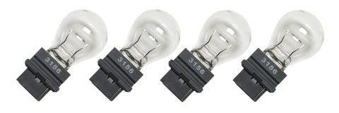 General Electric GE 3156 Automotive 13V Miniature Incandescent Lamp Light Bulb Lot of 4