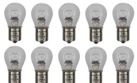Wagner 1156 12V for Lancer Miniature Lamp Rear Turn Signal Light Bulb Lot of 10