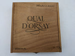 Quai D’Orsay Panetelas La Habana Cuba Hecho a Mano Wooden Cigar Box