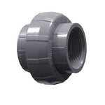 LASCO 898-005 898005 1/2" Schedule 80 PVC FPT x FPT Union with EPDM O-Ring Seal