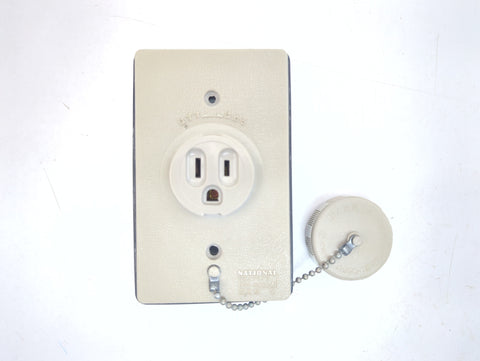 National Panasonic WF2100 41-5508 15A 125V Waterproof Embedded Outlet
