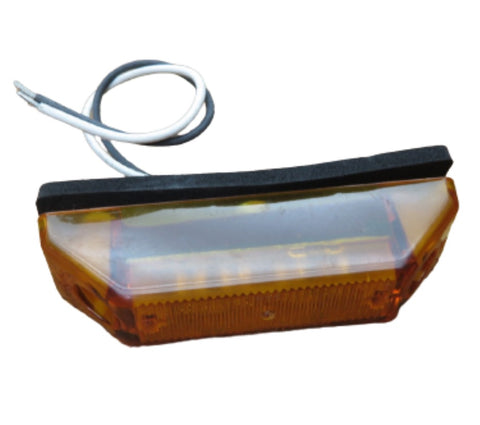 Dialight 15050AB 4" x .88" Series 15 12V Amber Side Marker Clearance Light Lamp - Second Wind Surplus