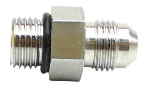 Parker 6 F5OX-SS Triple-Lok 3/8" Male JIC 37° Flare X 9/16” Male SAE-ORB Straight Thread Connector Tube Fitting