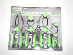 Grip 34210 Black Green Wood Metal and Plastic 4 Piece Ratcheting Clamp Set