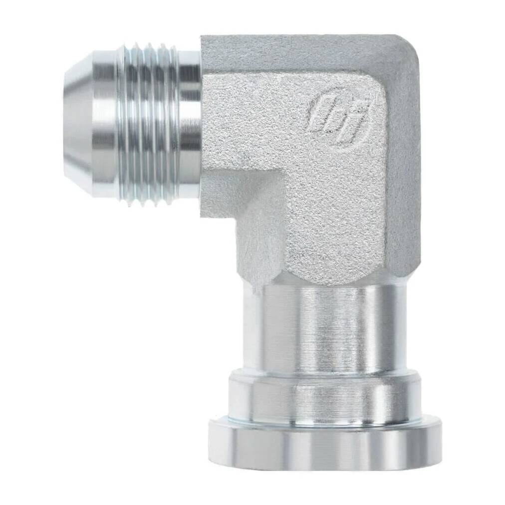 Eaton Aeroquip 2024-4-6S 90 Degree Male Elbow, JIC 37 Degree & NPT End Types, Ca