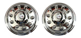 International 4300 4600 4700 4900 Low Pro 19.5" Stainless Steel Wheel Cover Kit RealWheels RW1910-395CK