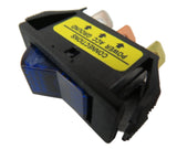 Federal Mogul Powerpath 784711 SPST 12VDC On/Off Blue Illuminated Rocker Switch