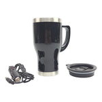 Emerson 1623641 Stainless Steel 14 oz Heated Travel Mug with 12V Auto Power Adapter
