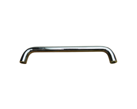 Quality Hardware 161-10" Vintage Solid Chrome Plated Brass Glass Door Pull Handle Single - Second Wind Surplus