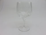 Josair Crystal Vintage Maria Clear Cut 5-7/8" Classic High Water Goblet Glass