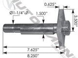 Ridewell 5007177B000 RCA-235 Liftable Air-Ride Air Suspension 8-1/4" Eccentric Bolt