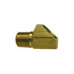 Eaton Aeroquip Weatherhead 352X2 1/8" Brass Hydraulic Inverted Flare 45° Male Elbow Fitting