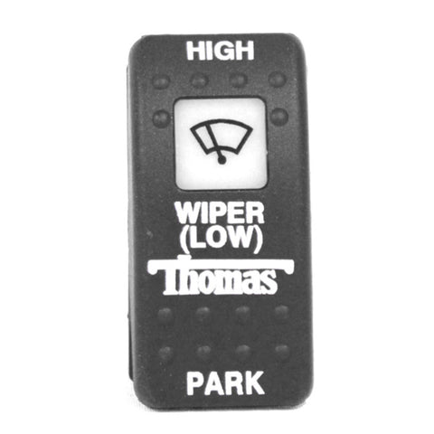 Thomas 5200-3119 Blue Bird R193 12V DPDT High / Low Park Wiper Rocker Switch