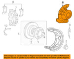 Ford 7C3Z-2B159-B Genuine OEM F250 F350 F450 F550 Front Right Brake Splash Shield