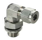 Parker 12M5SEL12-316 A-LOK Stainless Steel 3/4" X 1 1/16-12 Male SAE Straight Thread 90° Elbow Tube Fitting