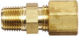 Parker 68C-4-2 Brass 1/4" Tube X 1/8" NPT Straight Male Connector Adapter Fitting