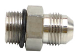 Parker 8 F5OX-SS Triple-Lok Stainless Steel 1/2" JIC 37° Flare X 3/4-16” SAE-ORB Straight Thread Connector Tube Fitting
