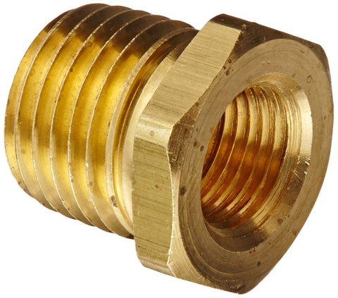 Eaton Aeroquip Weatherhead 3220X4X2 Brass 1/8" Female NPT X 1/4" Male NPT Reducer Bushing