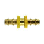 Parker 38282-6-6B Push-Lok Brass 3/8” Male Push-On Barb Hose Mender Union Fitting